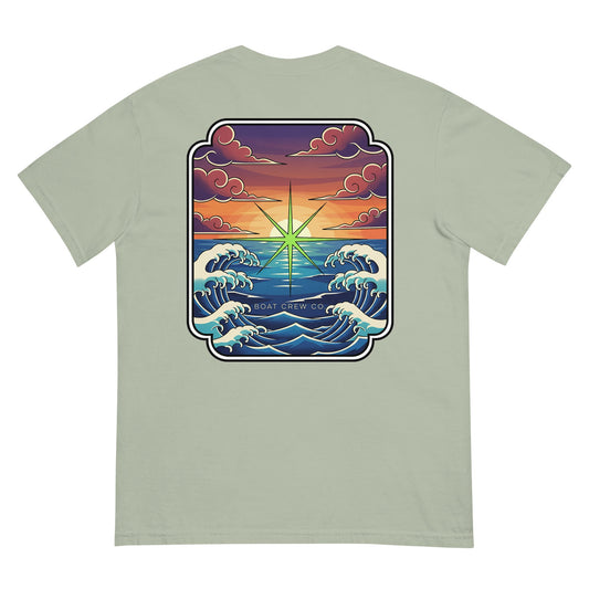 Green Flash Shirt | Nautical Sunset Tee by Boat Crew Co.