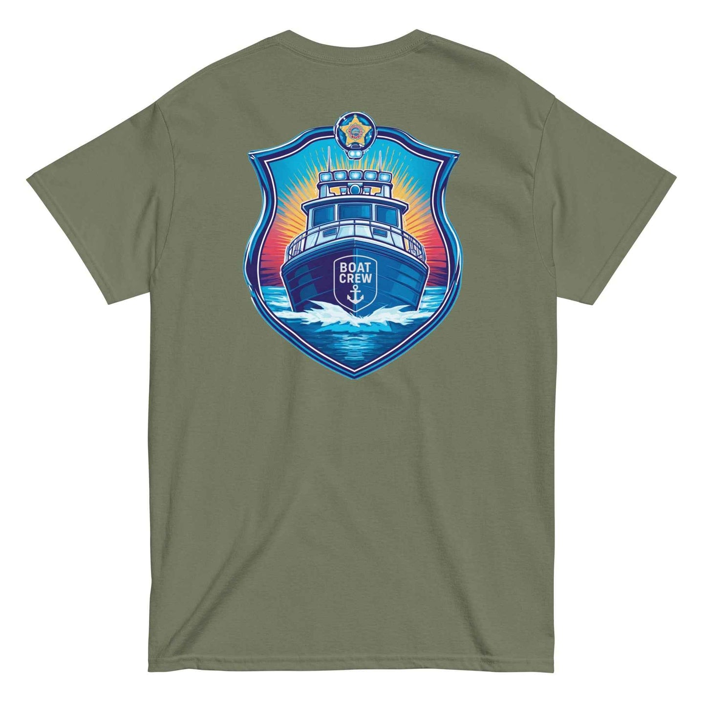 Law Enforcement Boat Crew Shirt | Marine Apparel for Adventure by Boat Crew Co.