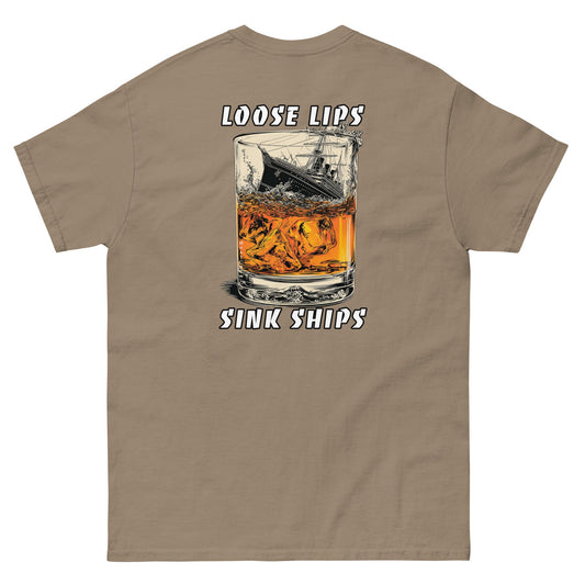 Loose Lips Sink Ships Shirt | Crew Culture by Boat Crew Co.