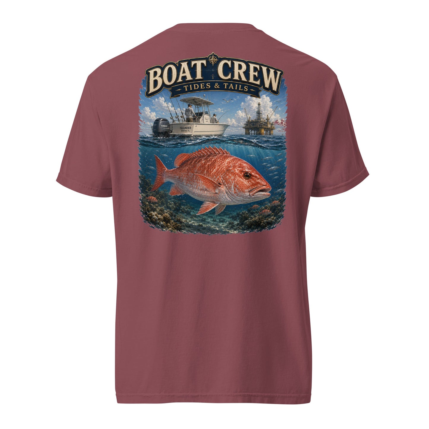 Red Snapper Shirt | Tides & Tails