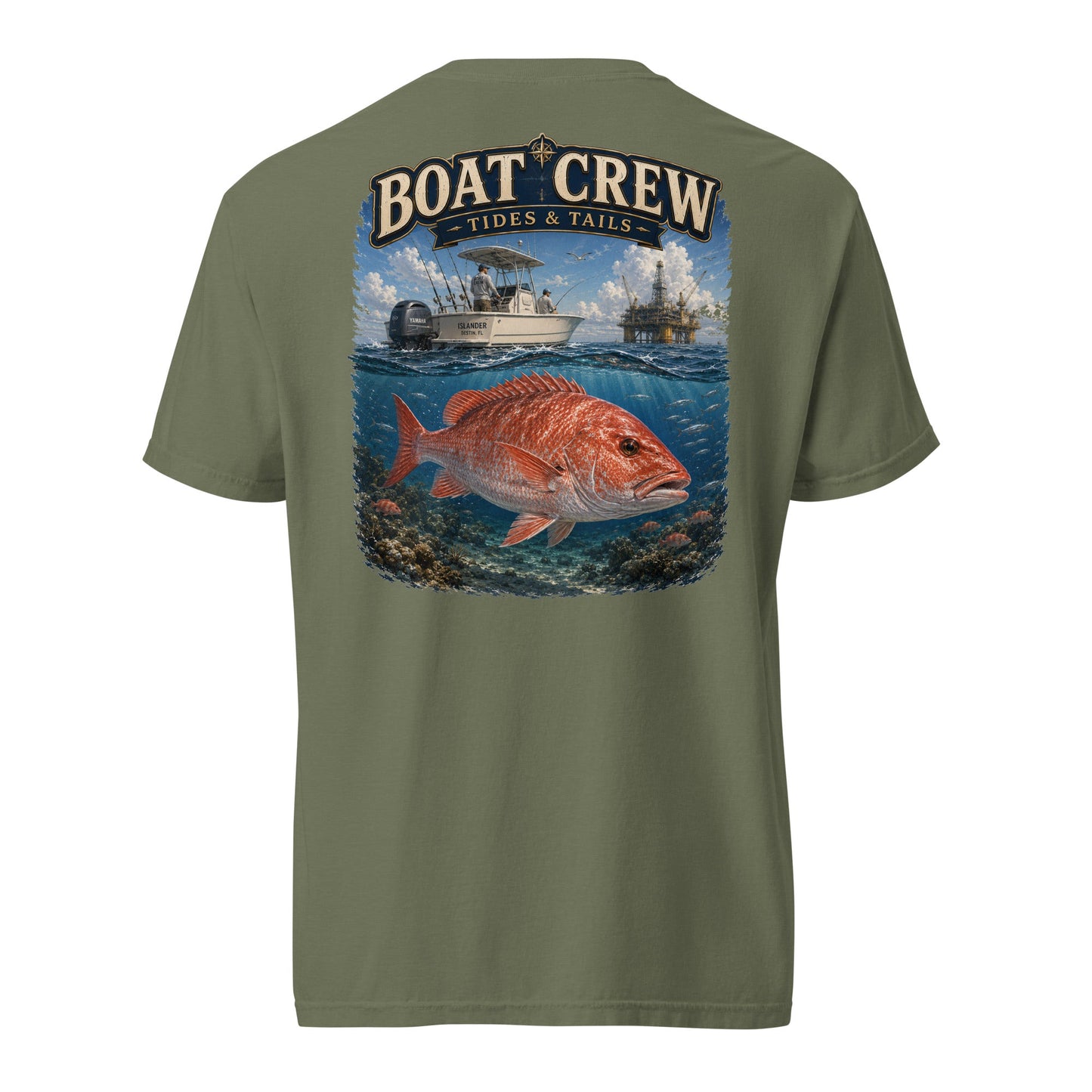 Red Snapper Shirt | Tides & Tails