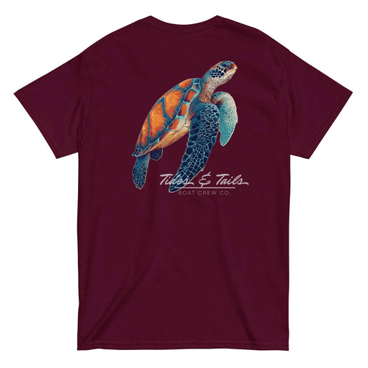 Boat Crew Co. Honu Sea Turtle graphic tee – nautical shirt from Tides & Tails collection