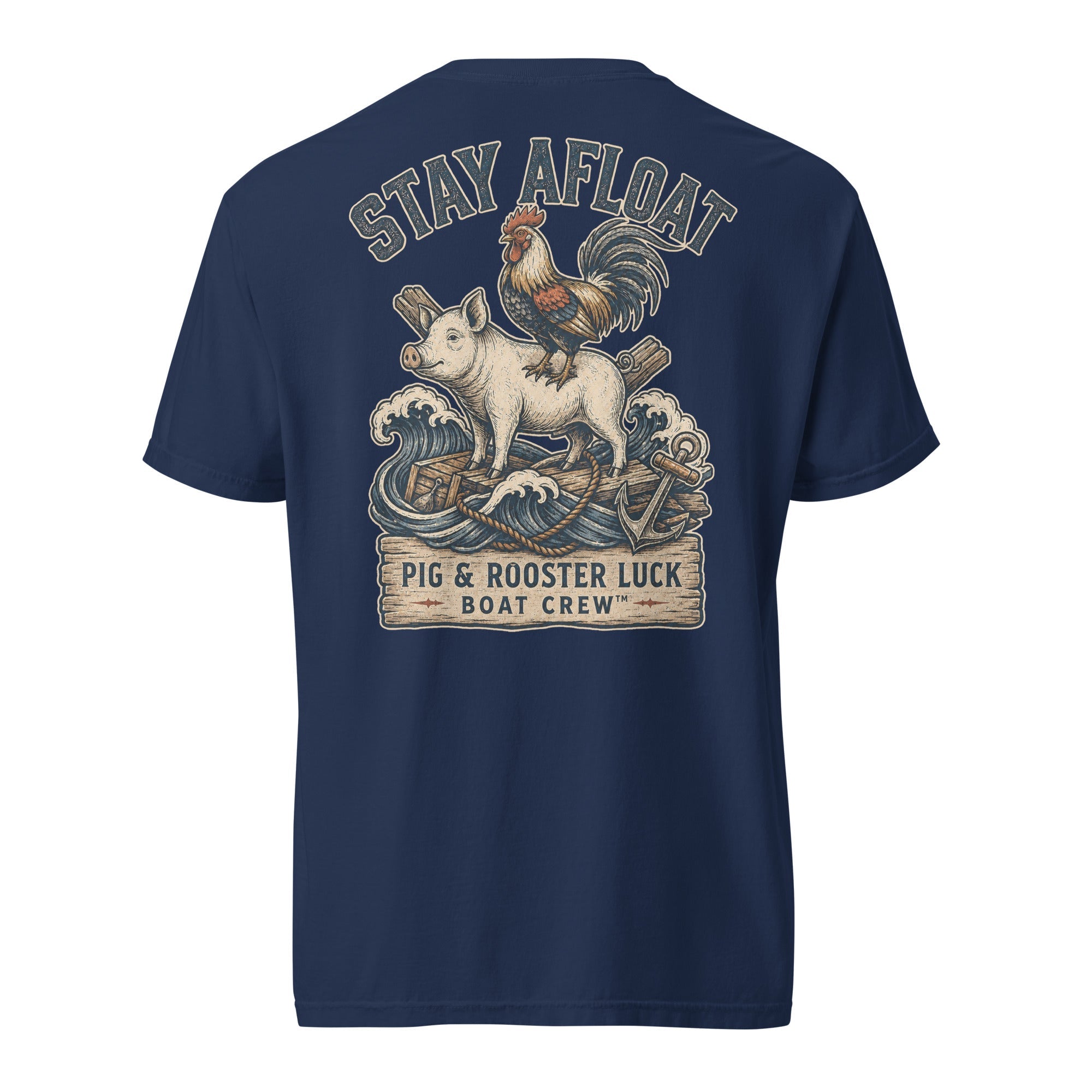 Stay Afloat Pig & Rooster Shirt