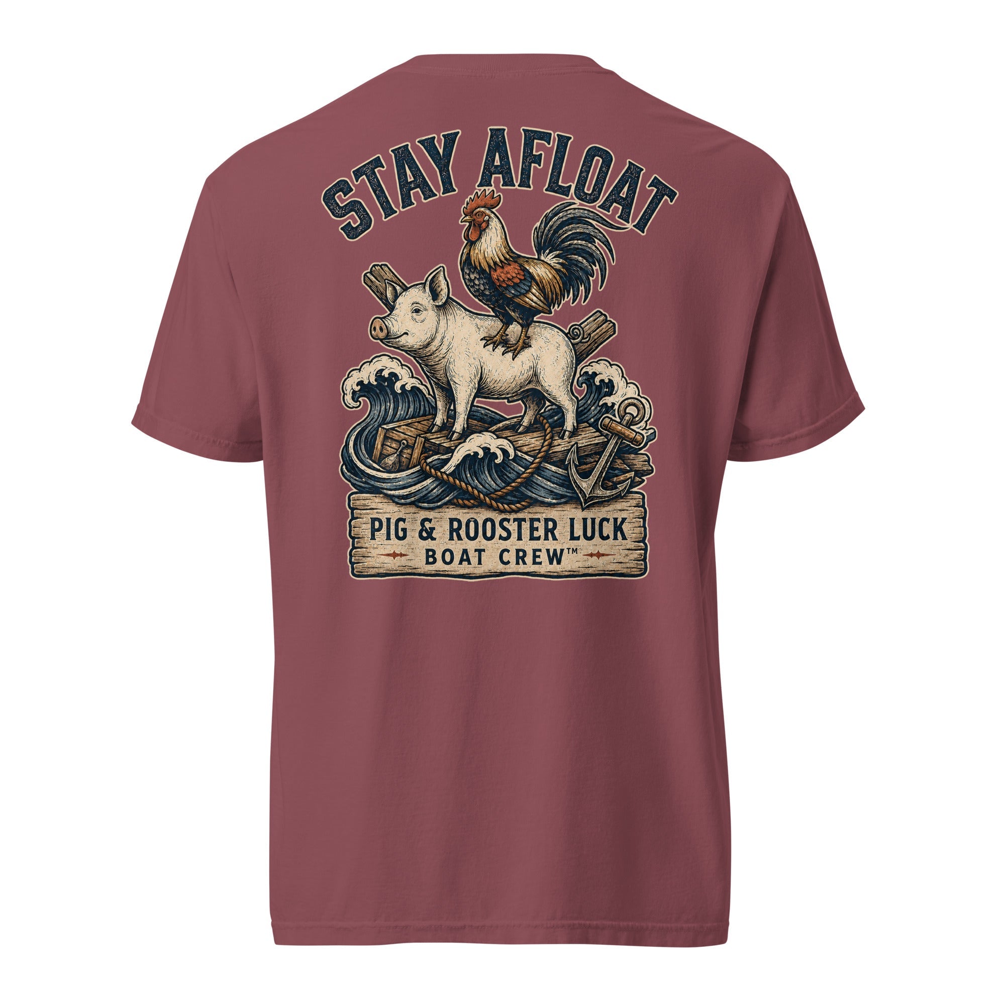 Stay Afloat Pig & Rooster Shirt