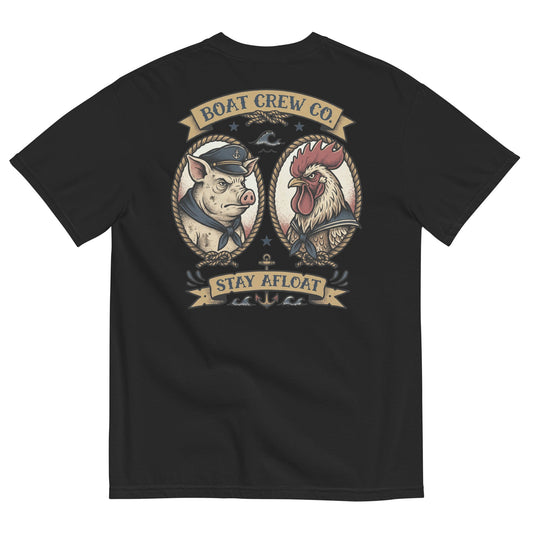 Stay Afloat Pig & Rooster Shirt – Boat Crew Co.
