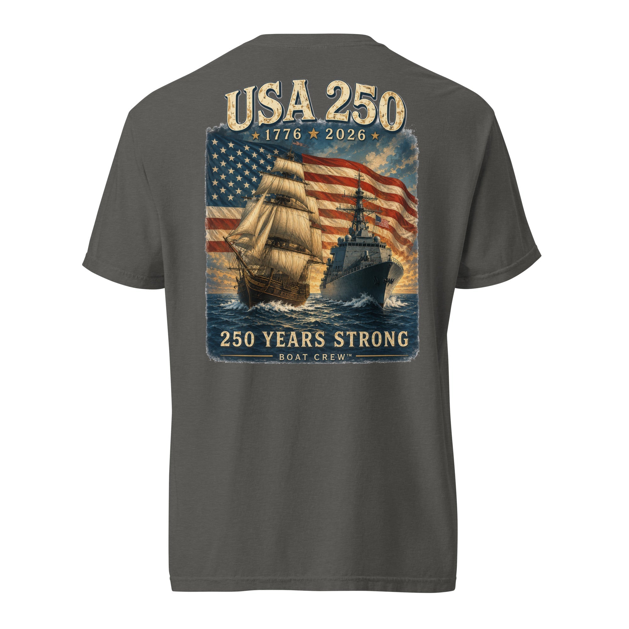 USA 250 Flag & Fleet Shirt – Boat Crew™