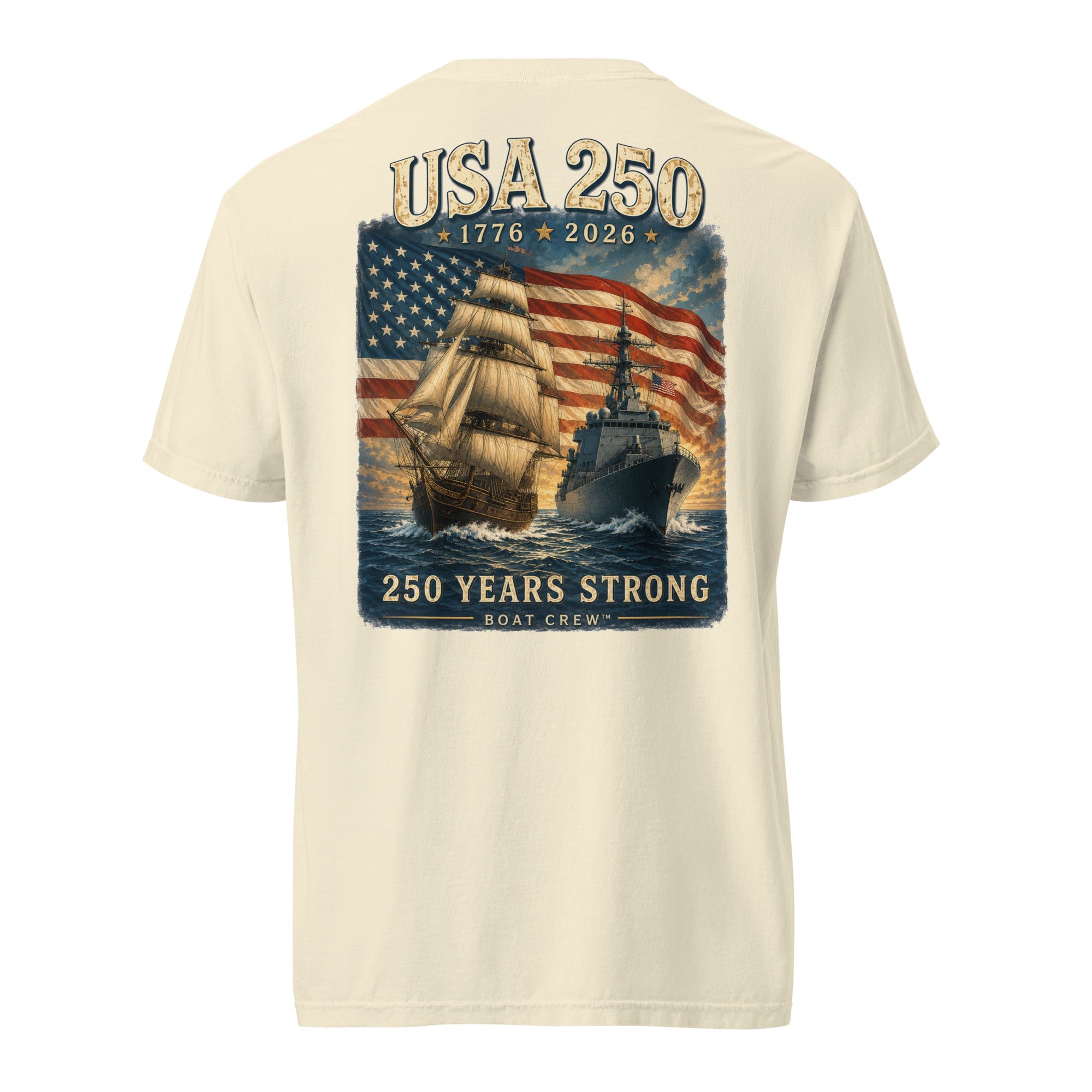 USA 250 Flag & Fleet Shirt – Boat Crew™