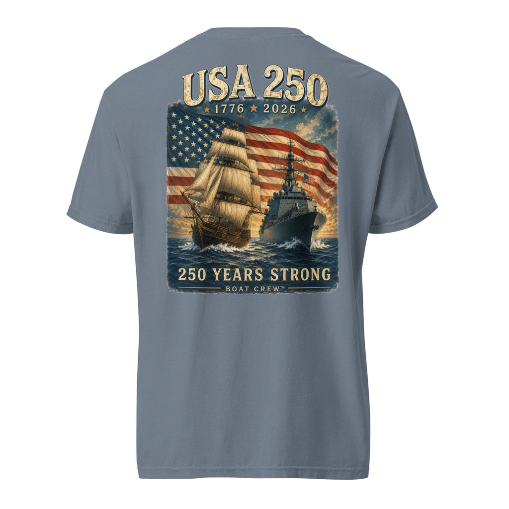 USA 250 Flag & Fleet Shirt – Boat Crew™