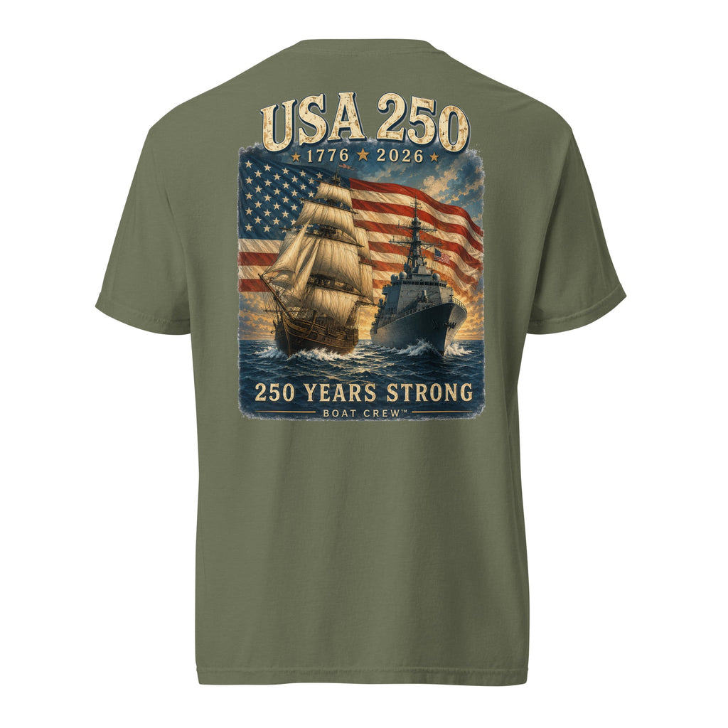 USA 250 Flag & Fleet Shirt – Boat Crew™