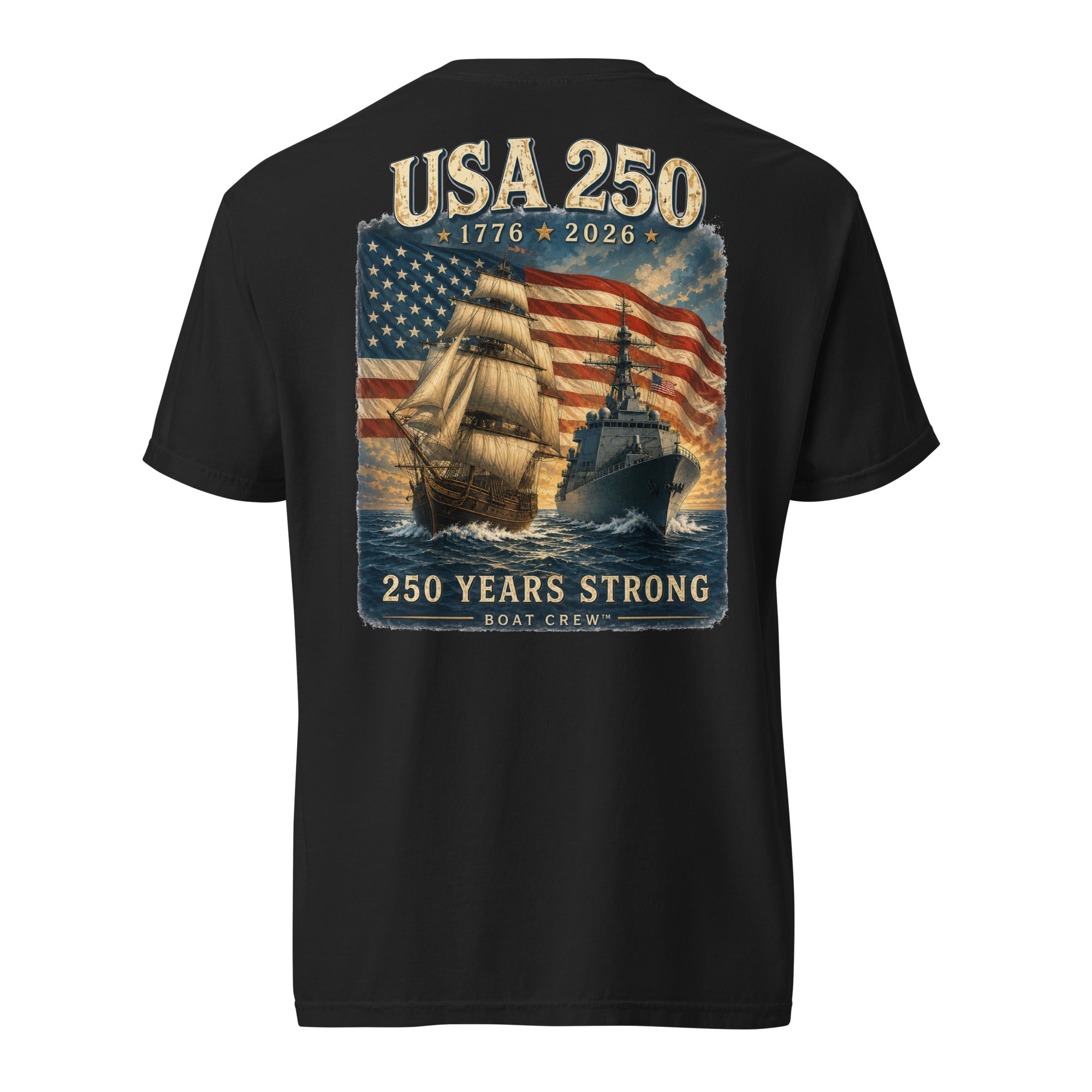 USA 250 Flag & Fleet Shirt – Boat Crew™