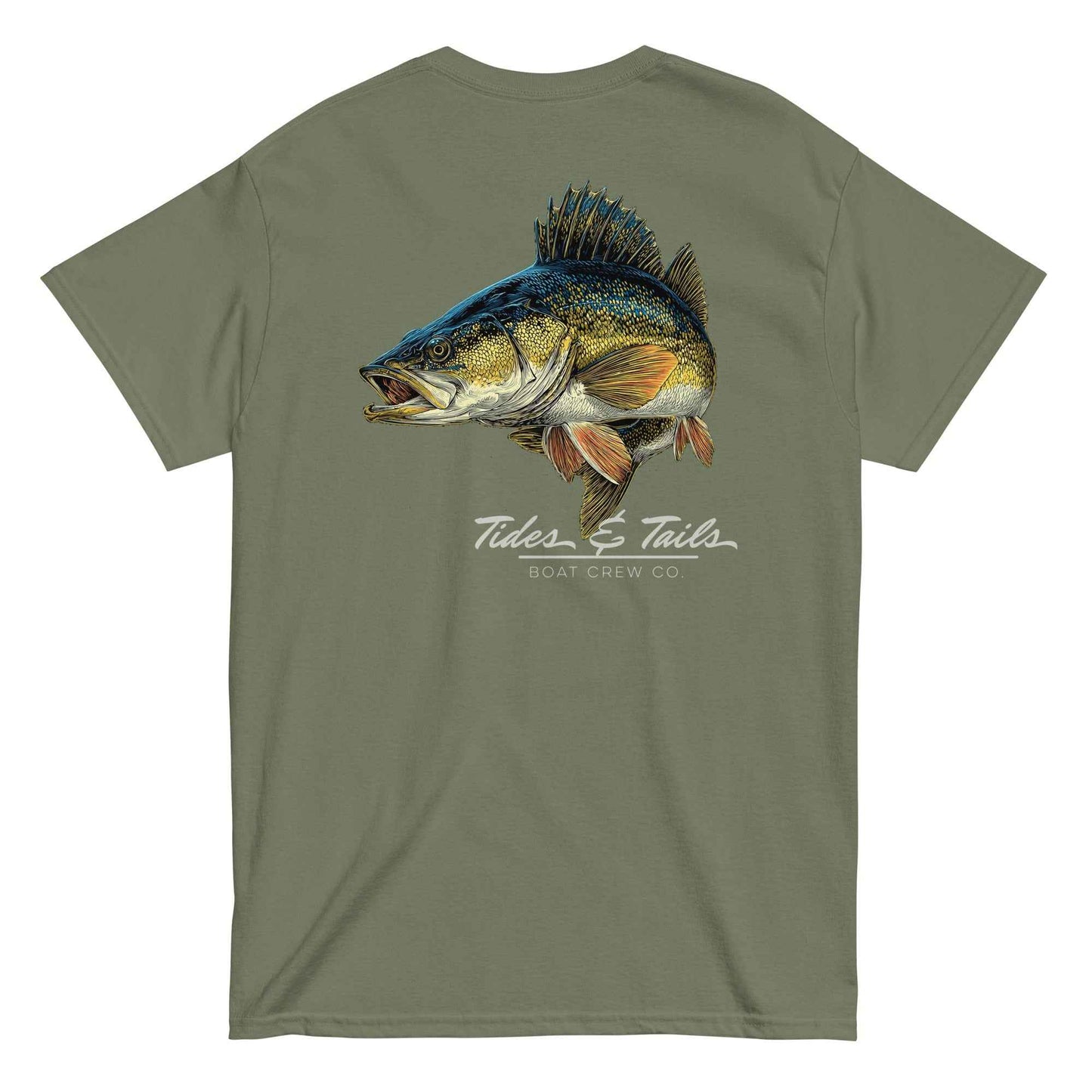 Walleye Fishing Shirt | Tides & Tails by Boat Crew Co.